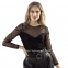 Женская черная блузка с длинным рукавом Eldar Donna 0