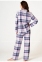Женская теплая фланелевая пижама Key LNS 445 B22 1