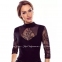 Женская черная блузка с кружевом Eldar Renata 0