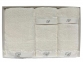 Набор кремовых махровых полотенец Blumarine Benessere Pearl 5пр. 1