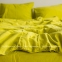 Однотонное постельное белье из вареного хлопка La Modno Lime семейное 3