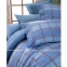 Фланелевое постельное белье Sarev Arves mavi евро 2