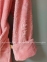 Теплый длинный женский халат с капюшоном Nusa Ns 8655 pudra 1