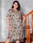 Трикотажное платье с коротким рукавом Cocoon J2-2174 2