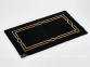 Хлопковый коврик ABYSS & HABIDECOR Cross black-gold 60х100 3