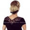 Женская черная блузка с коротким рукавом Eldar Kristina 1