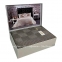 Вязаный шерстяной плед с наволочками Diamond Alegra 220х240 dark beige 3