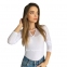 Женская белая блузка с длинным рукавом Eldar Heidi 1
