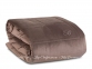 Бархатное покрывало Blumarine Blu Velvet 270х270 коричнево-серое 7