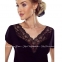 Женская черная блузка с коротким рукавом Eldar Kristina 0