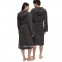 Махровый халат с капюшоном Trussardi Hood Antracite-697 0