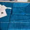 Сатиновое постельное белье La Romano Premium Theron Blue евро 0