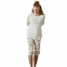 Женская хлопковая трикотажная пижама капри с футболкой Hays 36148 1