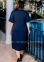 Трикотажное платье с коротким рукавом Cocoon J2-2464 2