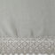 Постельное белье с кружевом из египетского хлопка Signoria Firenze Camilla silver евро-макси 8