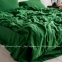 Однотонное постельное белье из вареного хлопка La Modno Grass Green евро 1