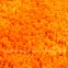 Оранжевый коврик в ванную с вырезом Spirella Highland 55х55 3