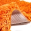 Оранжевый коврик в ванную с вырезом Spirella Highland 55х55 7