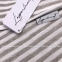 Махровое полотенце Lappartement Terry Striped 100х180 white 0