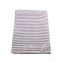 Махровое полотенце Lappartement Terry Striped 100х180 white/warm grey 0