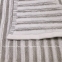 Махровое полотенце Lappartement Terry Striped 100х180 white/warm grey 2