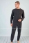 Пижама мужская реглан со штанами Sevim 9241 коричневый 3