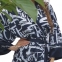 Женский длинный халат из искусственного шелка Shato 2305 navy blue 1