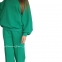 Теплый женский брючный костюм Wiktoria 1425 зеленый 0