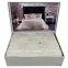 Вязаный шерстяной плед с наволочками Diamond Alegra 220х240 ivory 1