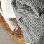 Бежевое вафельное полотенце Lappartement Waffle 76х142 warm gray 5