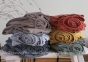 Однотонная простынь на резинке 160x200+30 с наволочками 50х70 La Modno Stonewashed French Green 3