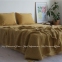 Хлопковая простынь-покрывало La Modno Pike Stonewashed Golden Yellow 220х240 0