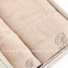 Набор бежевых махровых полотенец Blumarine Benessere Beige 40х60-60х110  2пр. 0