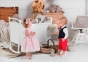Платье-комплект+акс Les Gamins 805567N для малышей розовый 3