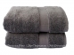 Хлопковое махровое полотенце Maisonette Pure 90х150 антрацит (8699965133759) 4