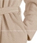 Махровый халат с капюшоном ABYSS & HABIDECOR Capuz Twill кремовый col.101 0