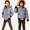 Куртка-бомбер зимняя Deux par Deux W53 для мальчиков серый 1