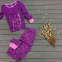 Пижама Gymboree Зодиак для девочек фиолетовый 1