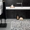 Серый коврик Aquanova Rocca Silver grey 60х60 6