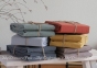 Однотонная простынь на резинке 160x200+30 с наволочками 50х70 La Modno Stonewashed French Green 4