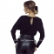 Женская черная блузка с длинным рукавом Eldar Becky 0
