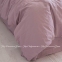 Однотонное постельное белье из вареного хлопка Limasso Natural Violet standart евро 5