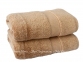 Хлопковое махровое полотенце Maisonette Pure 50х100 бежевое (8699965133698) 2