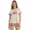 Женский хлопковый комплект шорты и футболка Sevim 16048 0