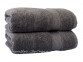 Хлопковое махровое полотенце Maisonette Pure 90х150 антрацит (8699965133759) 3