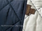 Двухстороннее однотонное хлопковое покрывало Trussardi Seam line Notte 270х260 3