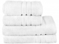 Хлопковое махровое полотенце Maisonette Micro Touch 50х100 белое (8699965114079) 5