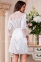 Короткий белый шелковый халат Mia-Amore Эдита 3673-1 0