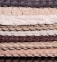 Серо-коричневый двухсторонний хлопковый коврик Aquanova Maks Truffle 60х60 8