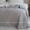 Двустороннее хлопковое покрывало La Modno Fancy Simply Taupe 170х220 0